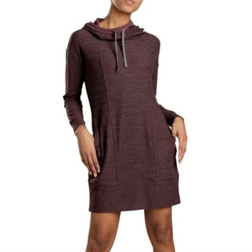 Toad&co Intermosso Hoodie Dress Huckberry Long Sleeve Active Wear X-Small